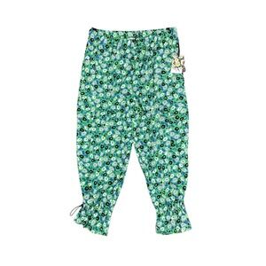 DVF X Target Women's Utility Jazz Dot Green Cargo Pants 3XL NWT